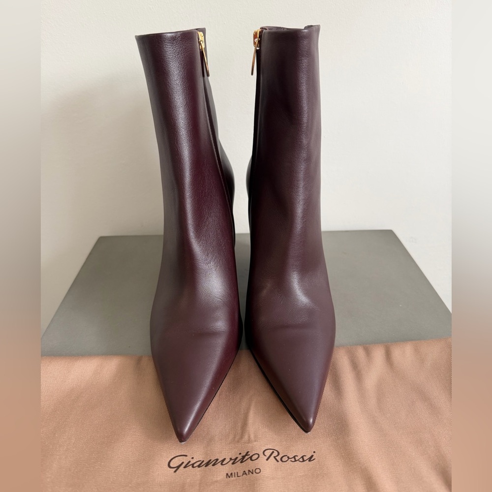 NEW Gianvito Rossi Keinna 85 Leather Ankle Boots, size 39 EU (8.5 US) - Picture 2 of 9